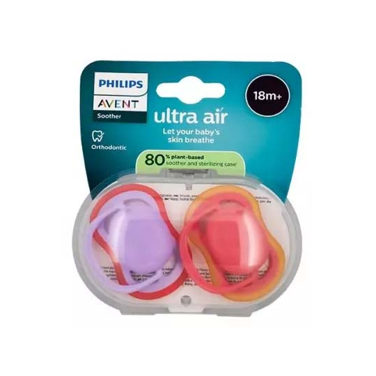 Avent Ultra Air Sucettes Orthodontiques 18 Mois et + x 2