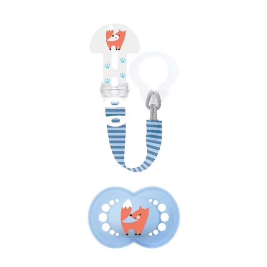 MAM Sucette Original Nature 18 Mois et + avec Attache-Sucette