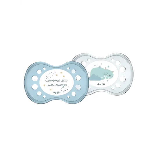 Dodie Sucette Anatomique Silicone +6 Mois x 2