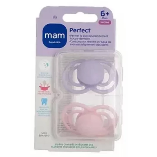 MAM 2 Sucettes Perfect Tendance 6 Mois et + - image 2