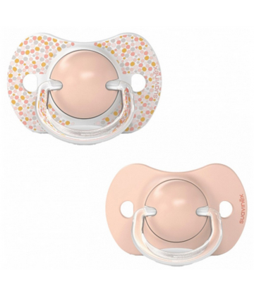 Suavinex 2 Sucettes avec Tétine Symétrique SX Pro 6 à 18 Mois