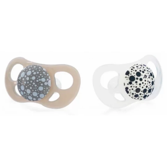 Twistshake Sucette Orthodontique 6 Mois et + Lot de 2