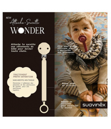 Suavinex Attache Sucette Silicone 0 Mois et +