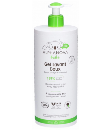 Alphanova Bébé Gel Lavant Doux Bio
