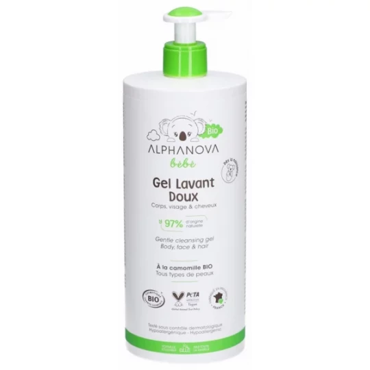Alphanova Bébé Gel Lavant Doux Bio