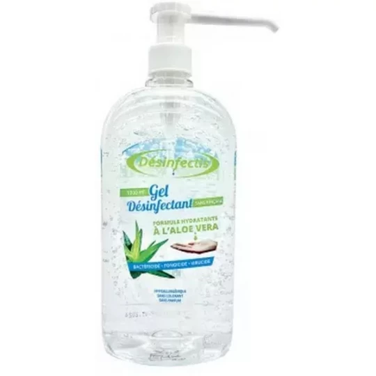 Désinfectis Gel Désinfectant Sans Rinçage à l'Aloe Vera - image 2