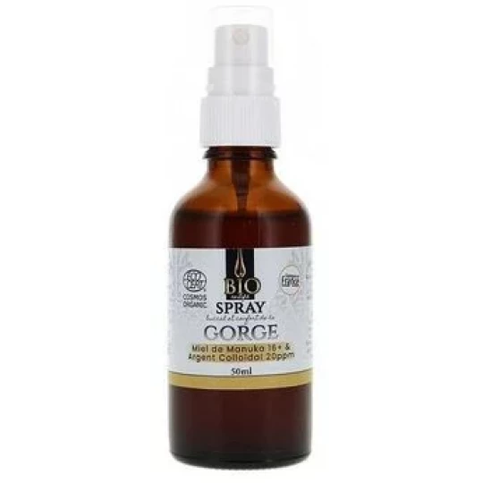 Dr. Theiss Spray Nasal Miel de Manuka 16+ et Argent Colloidal 20 ppm Bio