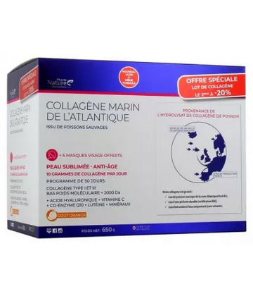 Pharm Nature Collagene Marin de l'Atlantique Peau Sublimée Anti-Âge
