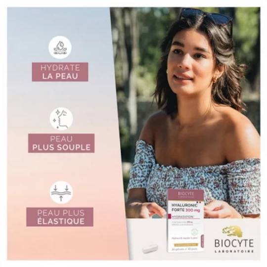 Biocyte Hyaluronic Forte 300 mg Gélules - image 2