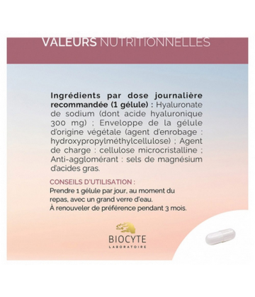 Biocyte Hyaluronic Forte 300 mg Gélules