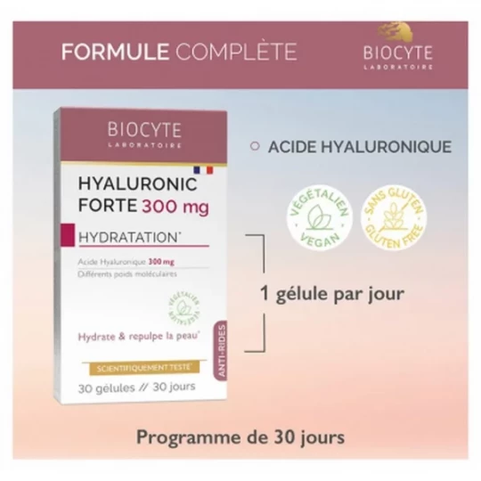 Biocyte Hyaluronic Forte 300 mg Gélules - image 6