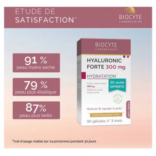 Biocyte Hyaluronic Forte 300 mg Gélules - image 8