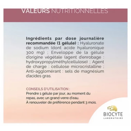 Biocyte Hyaluronic Forte 300 mg Gélules - image 9