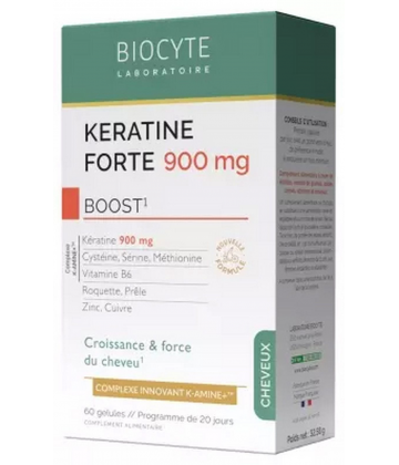 Biocyte Keratine Forte 900 mg Boost Gélules