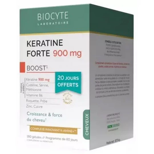 Biocyte Keratine Forte 900 mg Boost Gélules - image 2