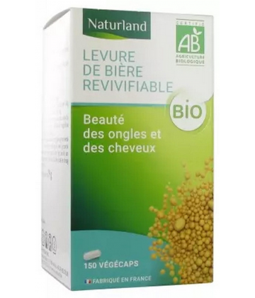 Naturland Levure de Biere Revivifiable Bio Végécaps