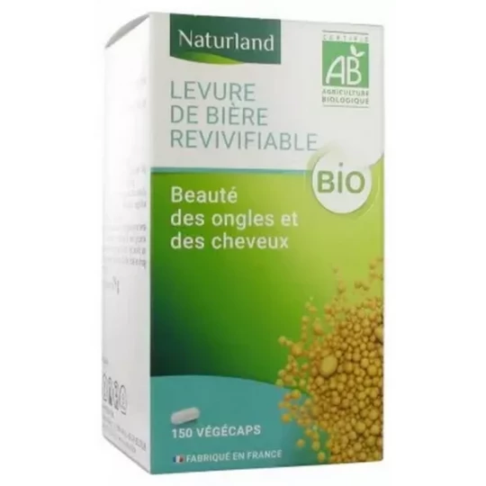 Naturland Levure de Biere Revivifiable Bio Végécaps