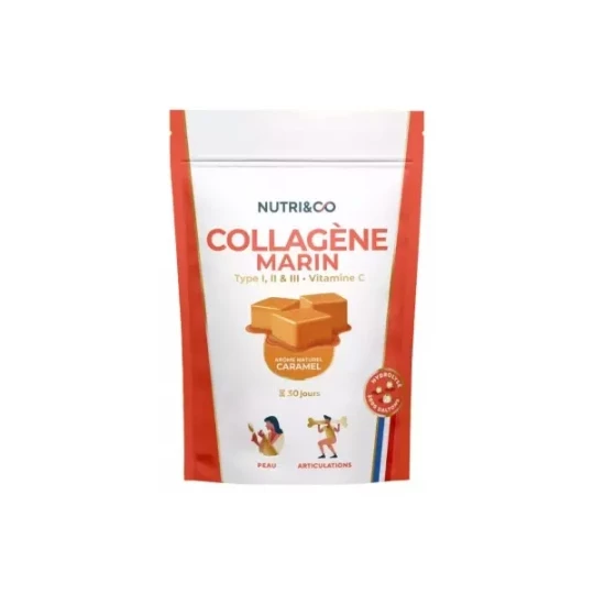 Nutri&Co Collagene Marin Type I II et III Vitamine C 180 g