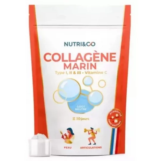 Nutri&Co Collagene Marin Type I II et III Vitamine C 180 g - image 2