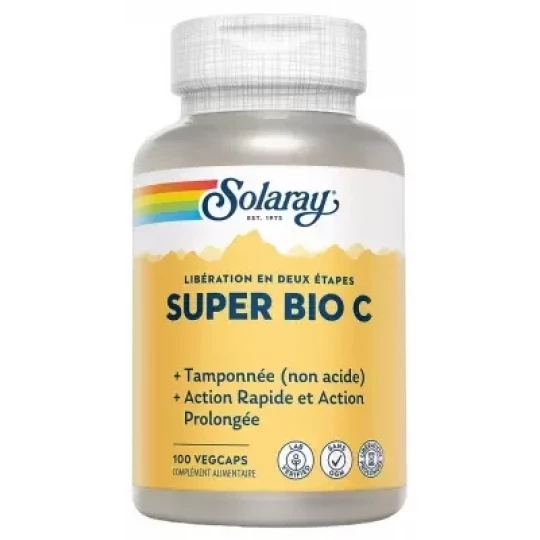 Solaray Super Bio C Capsules Végétales