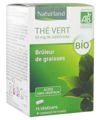 Naturland Thé Vert Bio Végécaps