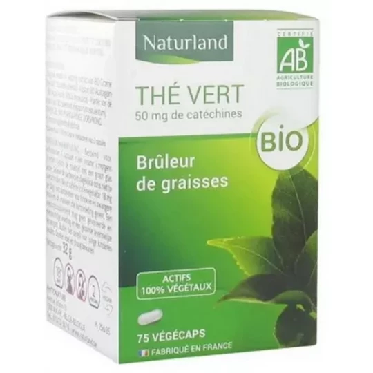 Naturland Thé Vert Bio Végécaps