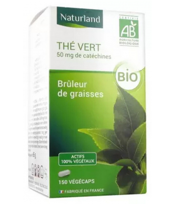 Naturland Thé Vert Bio Végécaps