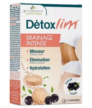 Les 3 Chênes Détoxlim Drainage Intense Comprimés Effervescents x 15