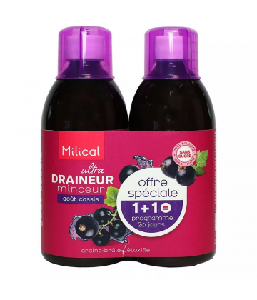 Milical Ultra Draineur Minceur Lot de 2 x 500 ml