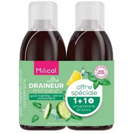 Milical Ultra Draineur Minceur Lot de 2 x 500 ml - image 3