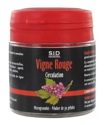 S.I.D Nutrition Circulation Vigne Rouge Gélules