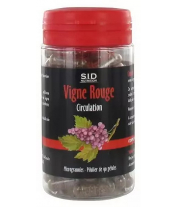 S.I.D Nutrition Circulation Vigne Rouge Gélules