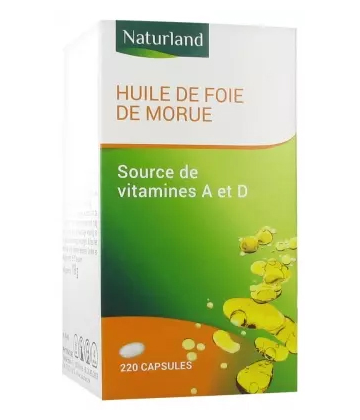 Naturland Huile de Foie de Morue Capsules