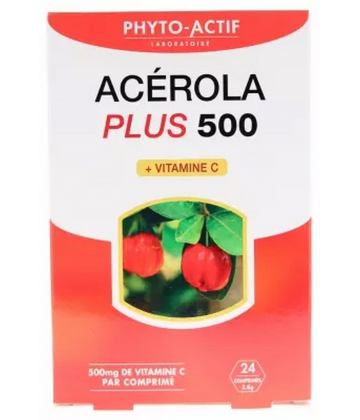 Phyto-Actif Acerola Plus 500 Comprimés