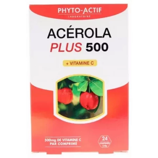 Phyto-Actif Acerola Plus 500 Comprimés - image 2