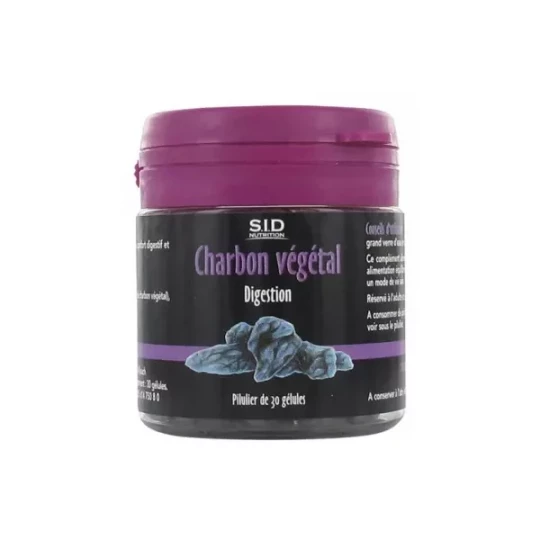 S.I.D Nutrition Digestion Charbon Végétal Gélules