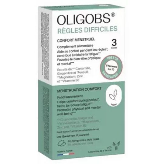 Laboratoire CCD Oligobs Regles Difficiles Comprimés