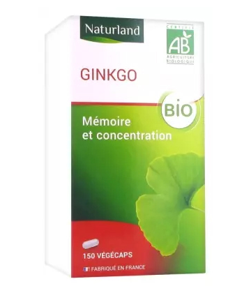 Naturland Ginkgo Bio Végécaps