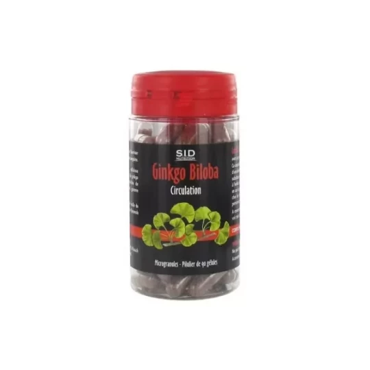 S.I.D Nutrition Circulation Ginkgo Biloba 90 Gélules