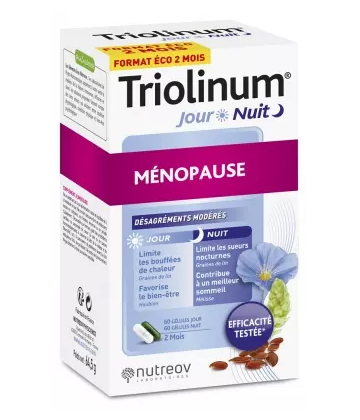Nutreov Triolinum Jour & Nuit Ménopause Gélules