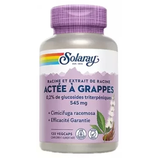 Solaray Actée à Grappes Capsules Végétales