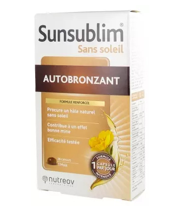 Nutreov Sunsublim Autobronzant Capsules