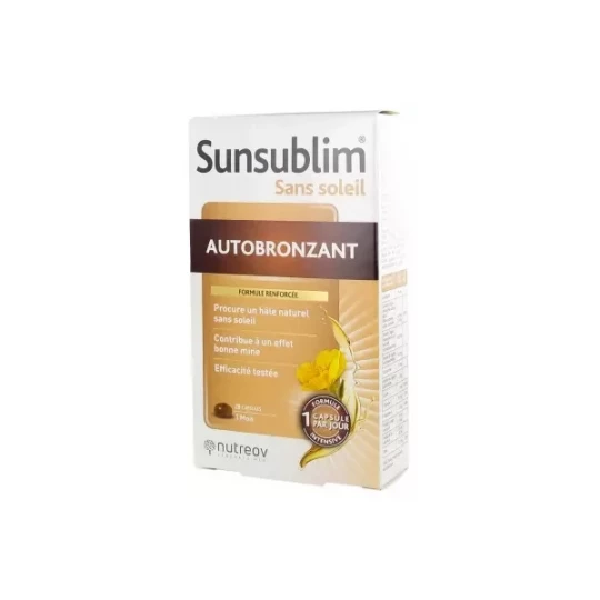 Nutreov Sunsublim Autobronzant Capsules