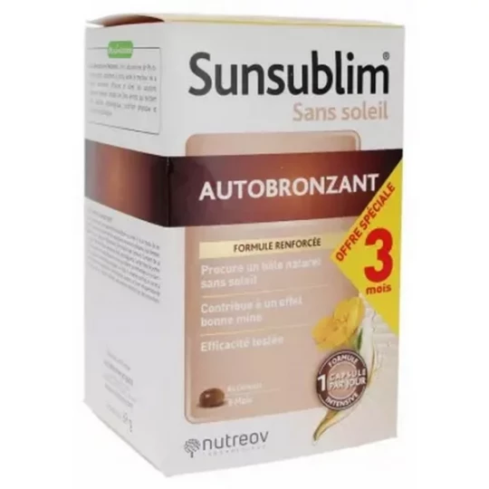Nutreov Sunsublim Autobronzant Capsules - image 2