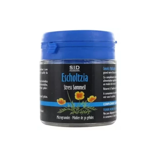 S.I.D Nutrition Stress Sommeil Escholtzia Gélules