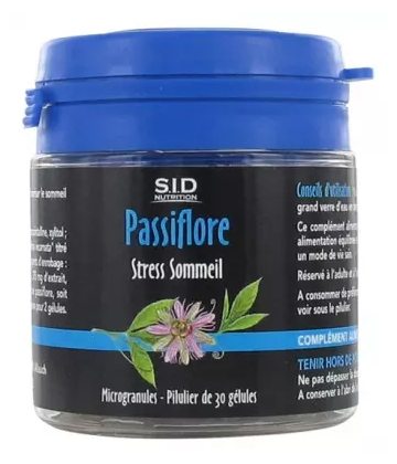 S.I.D Nutrition Stress Sommeil Passiflore Gélules