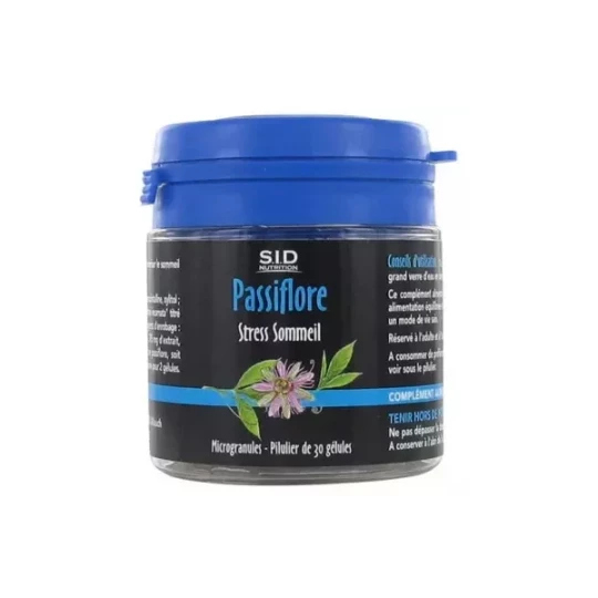 S.I.D Nutrition Stress Sommeil Passiflore Gélules