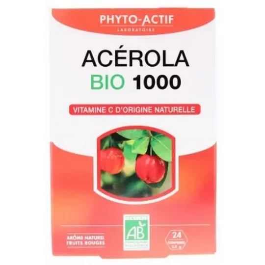Phyto-Actif Acérola 1000 Bio Comprimés