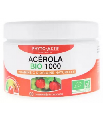 Phyto-Actif Acérola 1000 Bio Comprimés