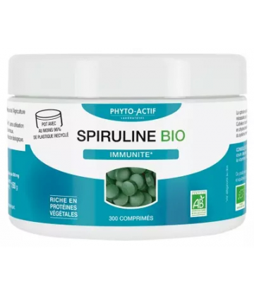 Phyto-Actif Spiruline Immunité Bio Comprimés